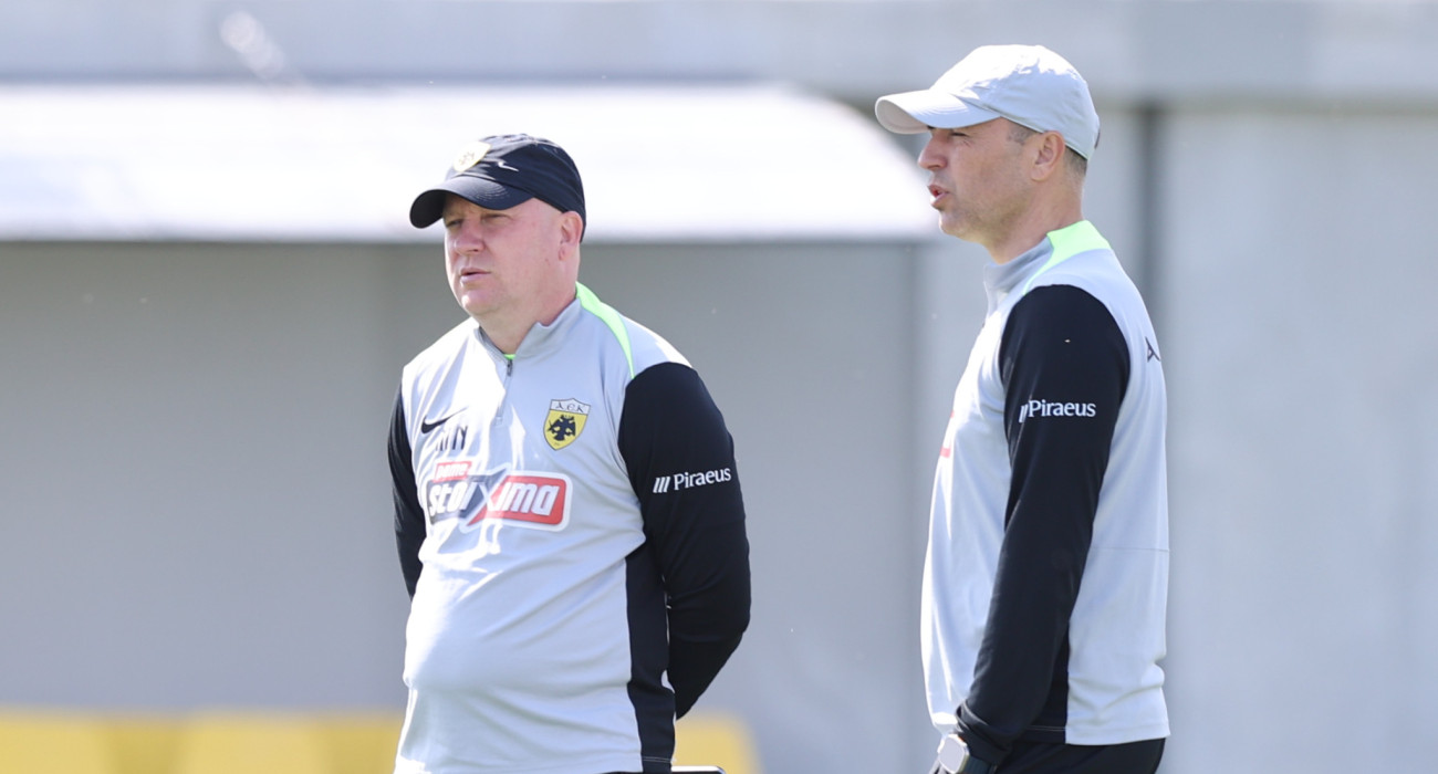 Ο Μάρκο Νίκολιτς σε προπόνηση της ΑΕΚ στα Σπάτα / Πηγή: Intime