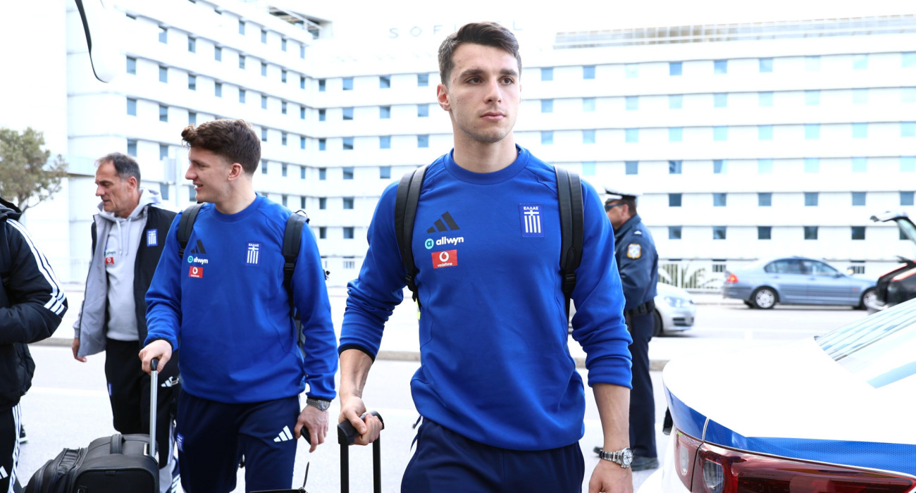 Η αναχώρηση της Εθνικής Ελλάδας για το φιλικό με την Ουγγαρία στη Βουδαπέστη / Πηγή: Intime