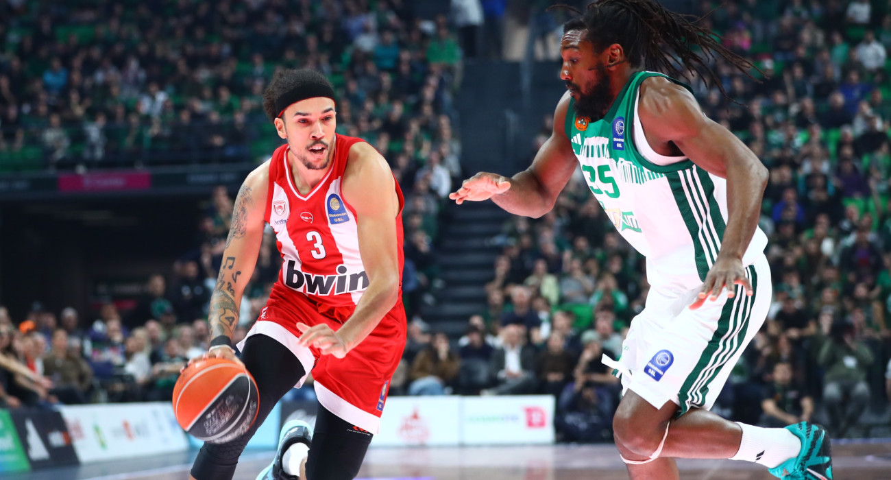 Η βαθμολογία της Stoiximan GBL μετά τη νίκη του Ολυμπιακού επί του Παναθηναϊκού