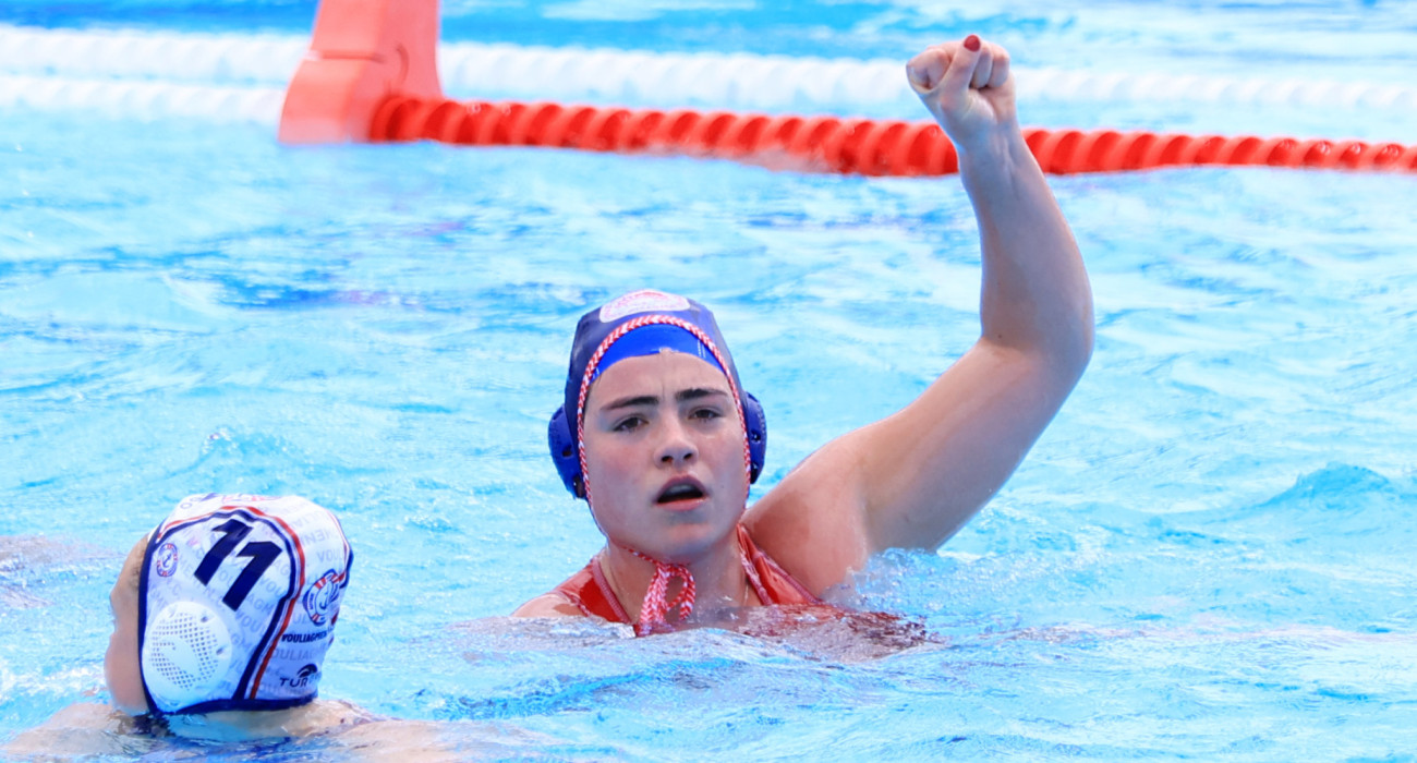 Η Μαρία Μυριοκεφαλιτάκη πανηγυρίζει γκολ στον τελικό του Κυπέλλου απέναντι στην Βουλιαγμένη / Πηγή: Intime