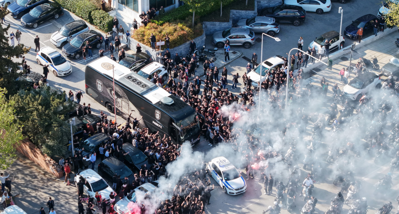 Αποθέωση στην αποστολή του ΠΑΟΚ / Πηγή: Intime