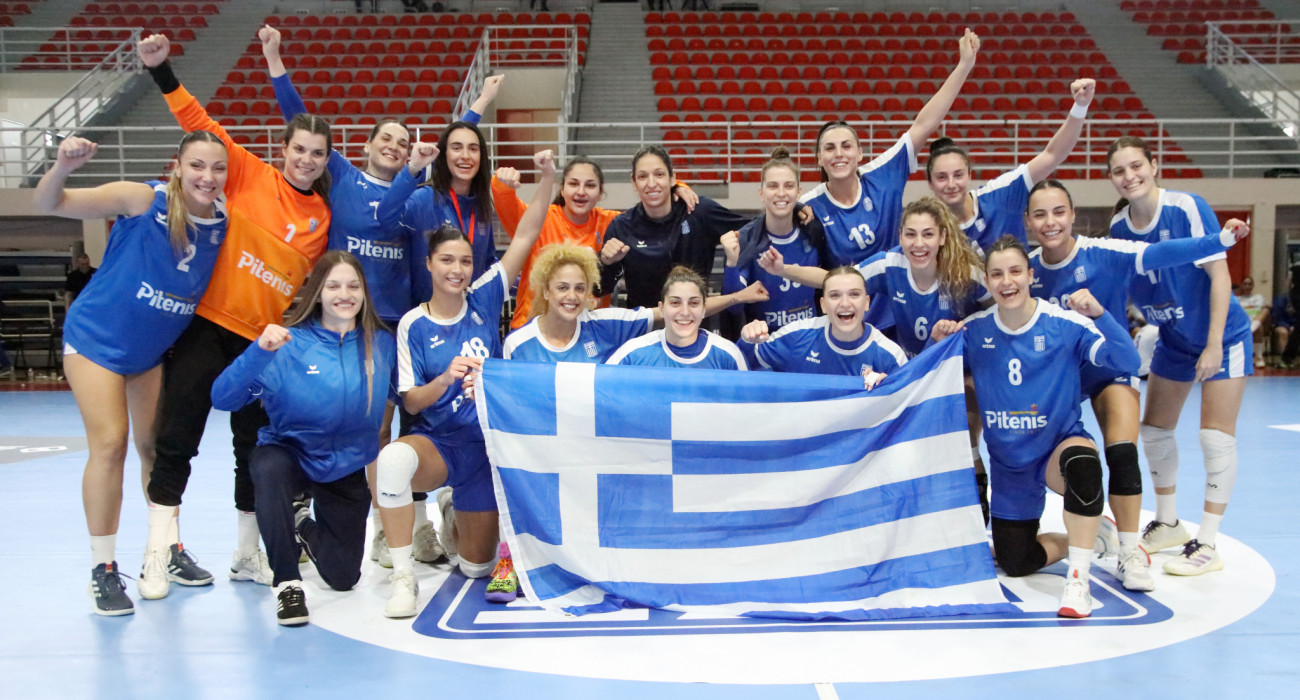 Οι παίκτριες της εθνικής Ελλάδα χάντμπολ Γυναικών / Πηγή: InTime