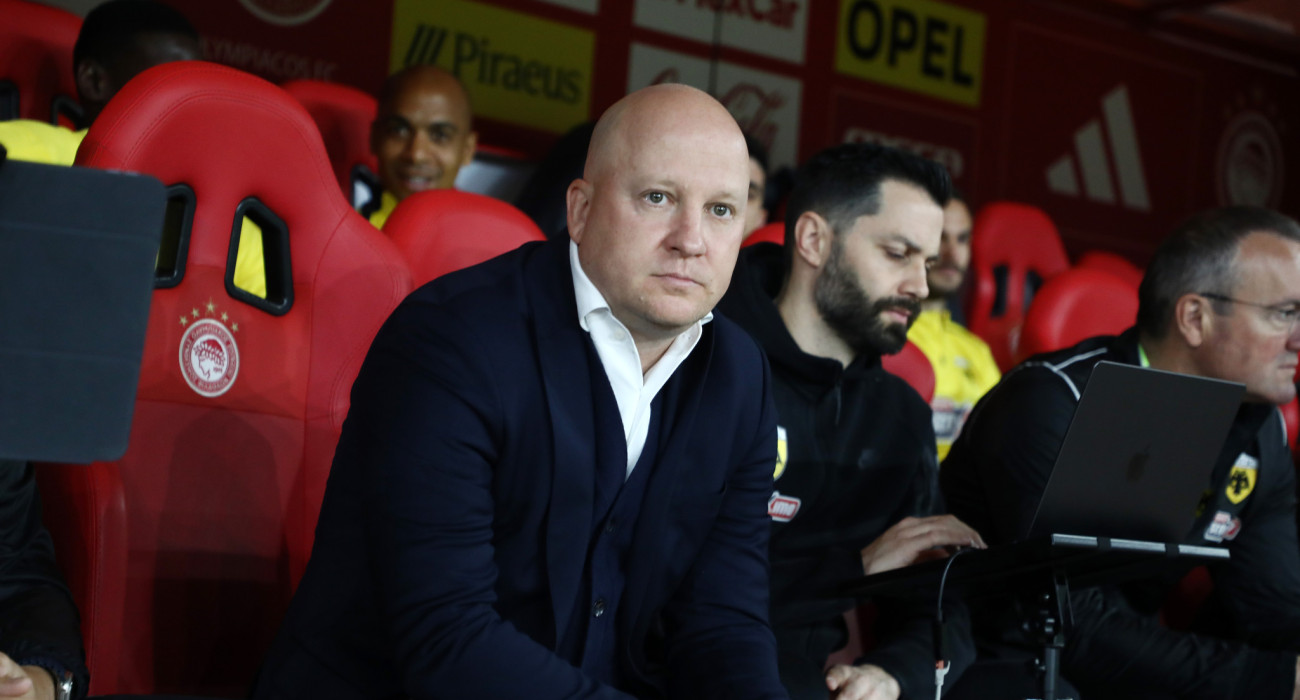 Ο Μάρκο Νίκολιτς στο Ολυμπιακός-ΑΕΚ / Πηγή: Intime