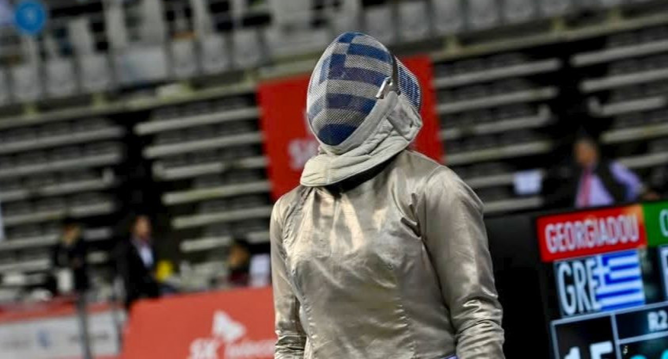 Η Δέσποινα Γεωργιάδου πανηγυρίζει νίκη της στην Τασκένδη / Πηγή: FIE