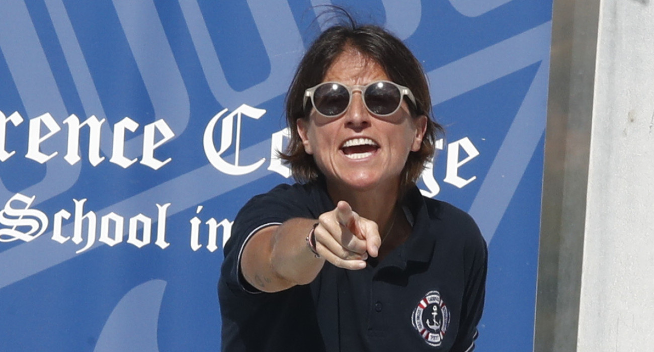 Η Κική Λιόση της Βουλιαγμένης σε υπόδειξη μέσα στο παιχνίδι / Πηγή: Euurokinissi