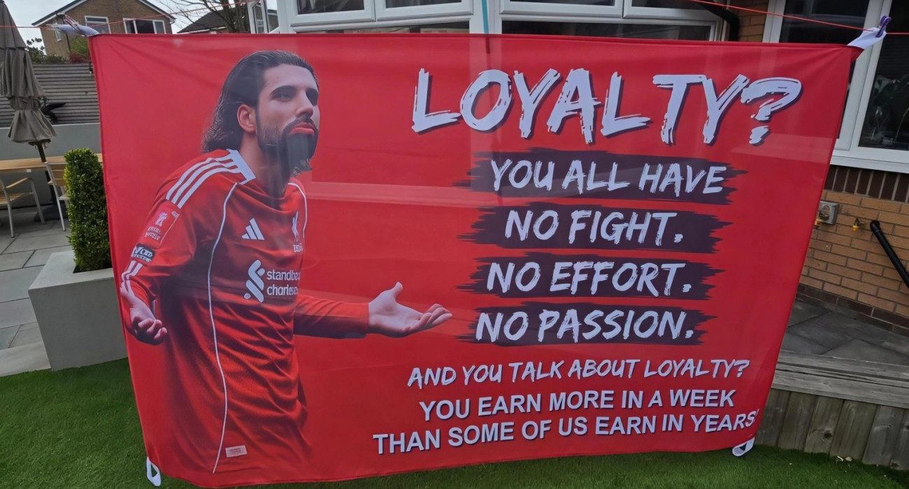 Οι οπαδοί της Λίβερπουλ είναι απογοητευμένοι από τους παίκτες της ομάδας