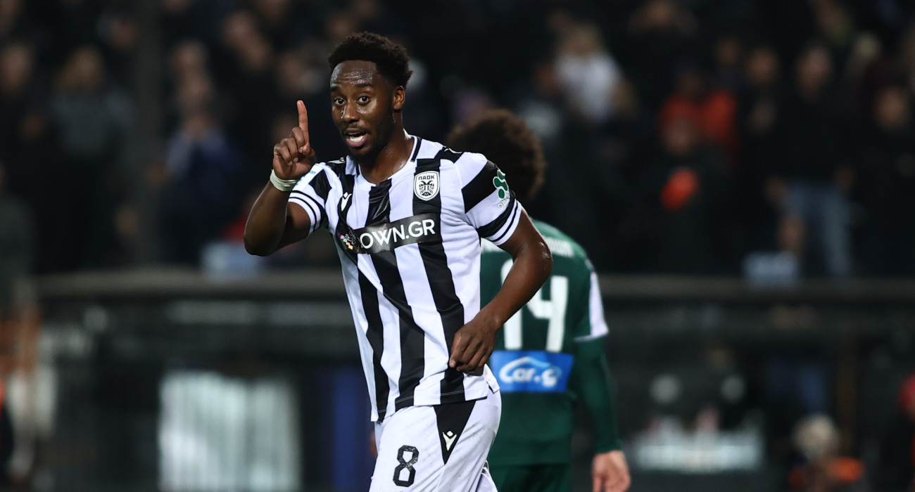 Ο Σουαλιό Μεϊτέ με τη φανέλα του ΠΑΟΚ/Eurokinissi