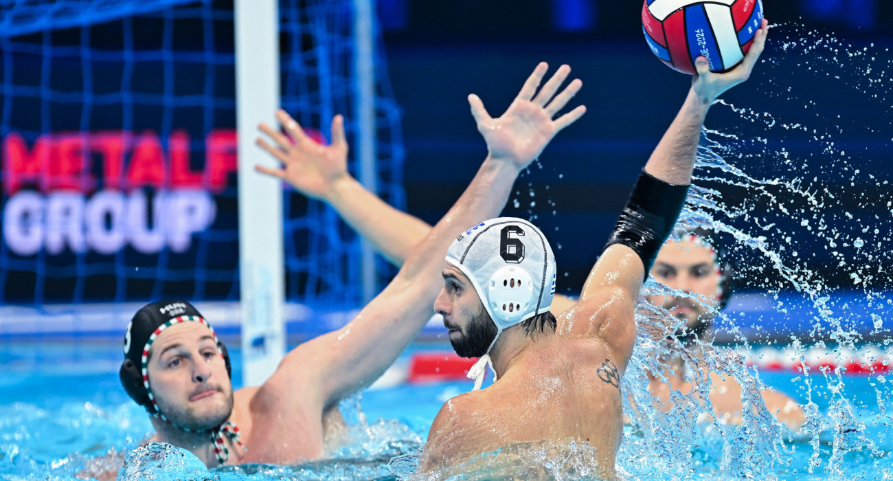 Επίθεση της Ελλάδας με τον Αλέξανδρο Παπαναστασίου κόντρα στην Ουγγαρία ΄/ Πηγή: Eurokinissi