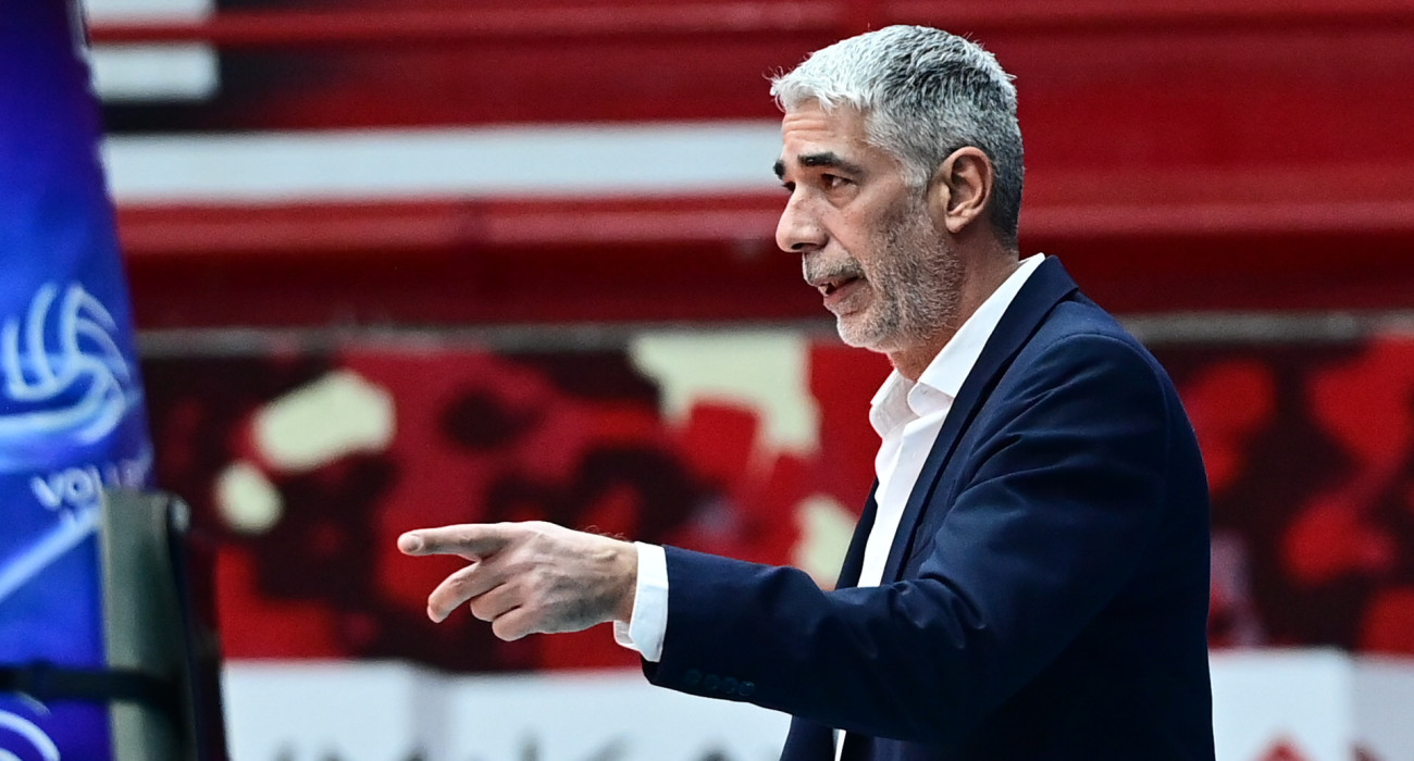 Ο Άκης Χατζηαντωνίου, ο προπονητής της Καλαμάτας 80 Affidea / Πηγή: Eurokinissi