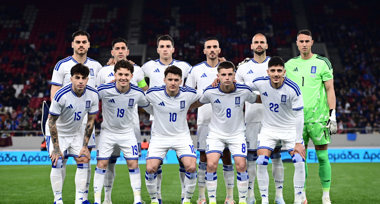 Η Εθνική Ελλάδας κόντρα στην Παραγουάη / Πηγή: Eurokinissi