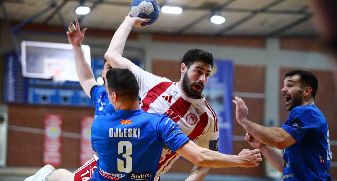 Ο Κανέτε του Ολυμπιακού σε επίθεση απέναντι στην Οχρίδα / Πηγή: Eurokinissi