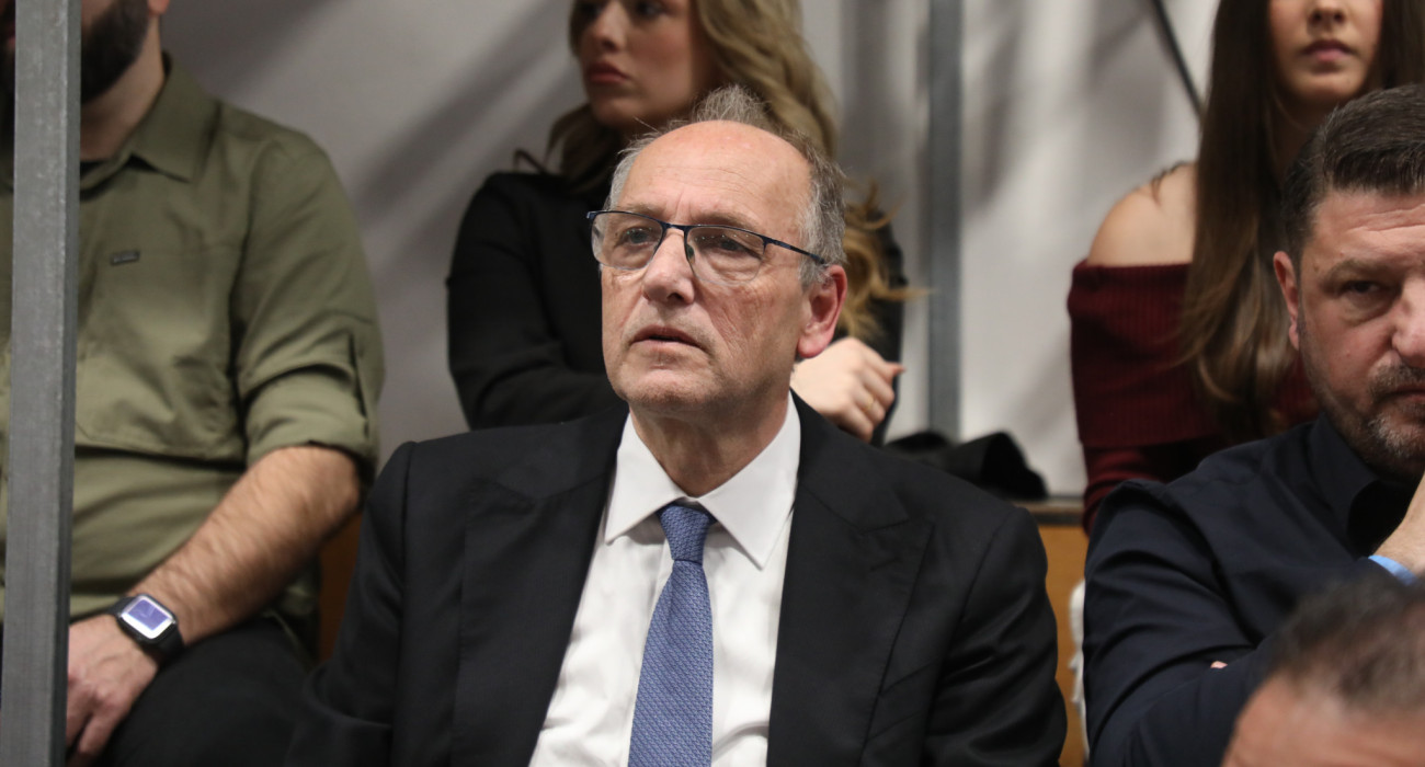 Ο Βαγγέλης Λιόλιος στον τελικό Κυπέλλου γυναικών μπάσκετ / πηγή:eurokinissi