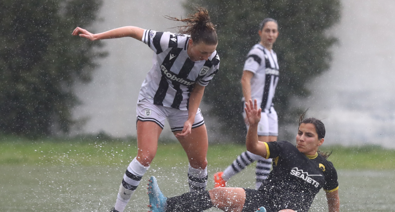 Οι δύσκολες συνθήκες στο ΑΕΚ - ΠΑΟΚ/Eurokinissi