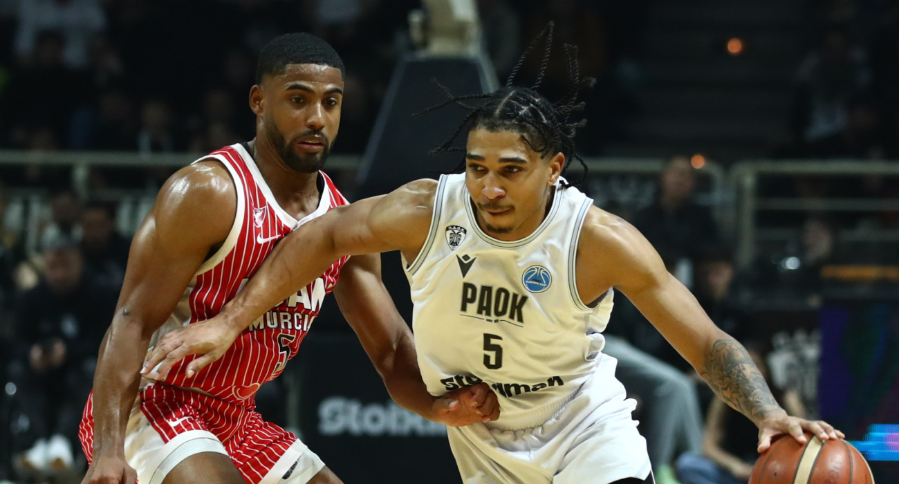 Ο Μπριν Ταϊρί στην αναμέτρηση του ΠΑΟΚ κόντρα στη Μούρθια / Πηγή: Eurokinissi