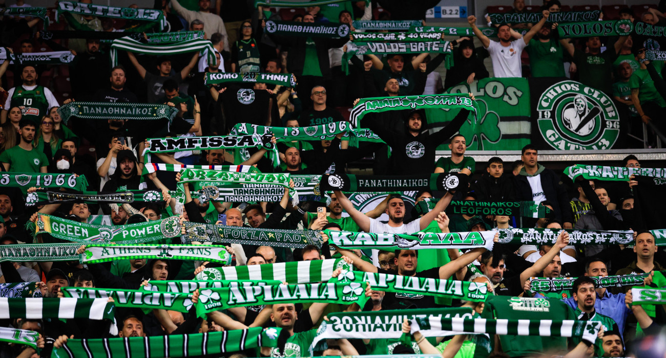 Ο κόσμος του Παναθηναϊκού στη Σόφια / πη΄γη: eurokinissi