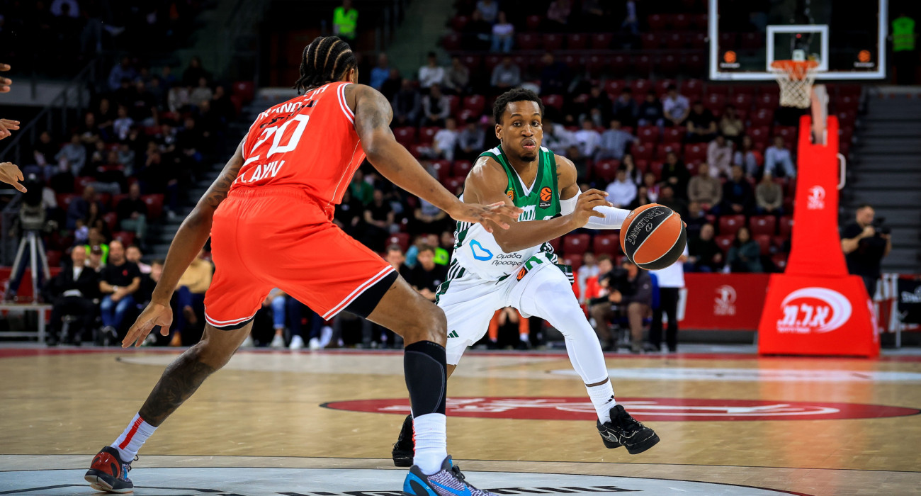 Στιγμιότυπο της αναμέτρησης του Παναθηναϊκού απέναντι στη Χάποελ Τελ Αβίβ / Πηγή: Eurokinissi