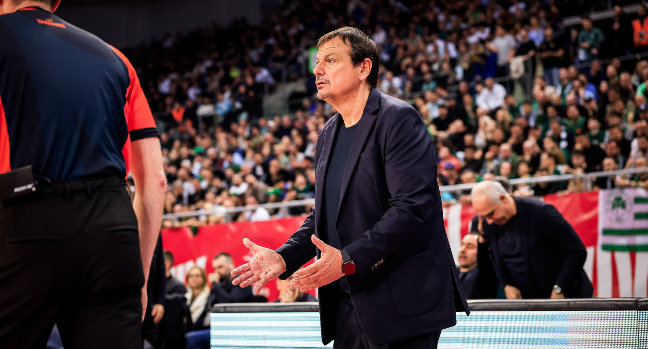 Ο Εργκίν Αταμάν στο παιχνίδι του Παναθηναϊκού με τη Χάποελ Τελ Αβίβ, Πηγή: Eurokinissi