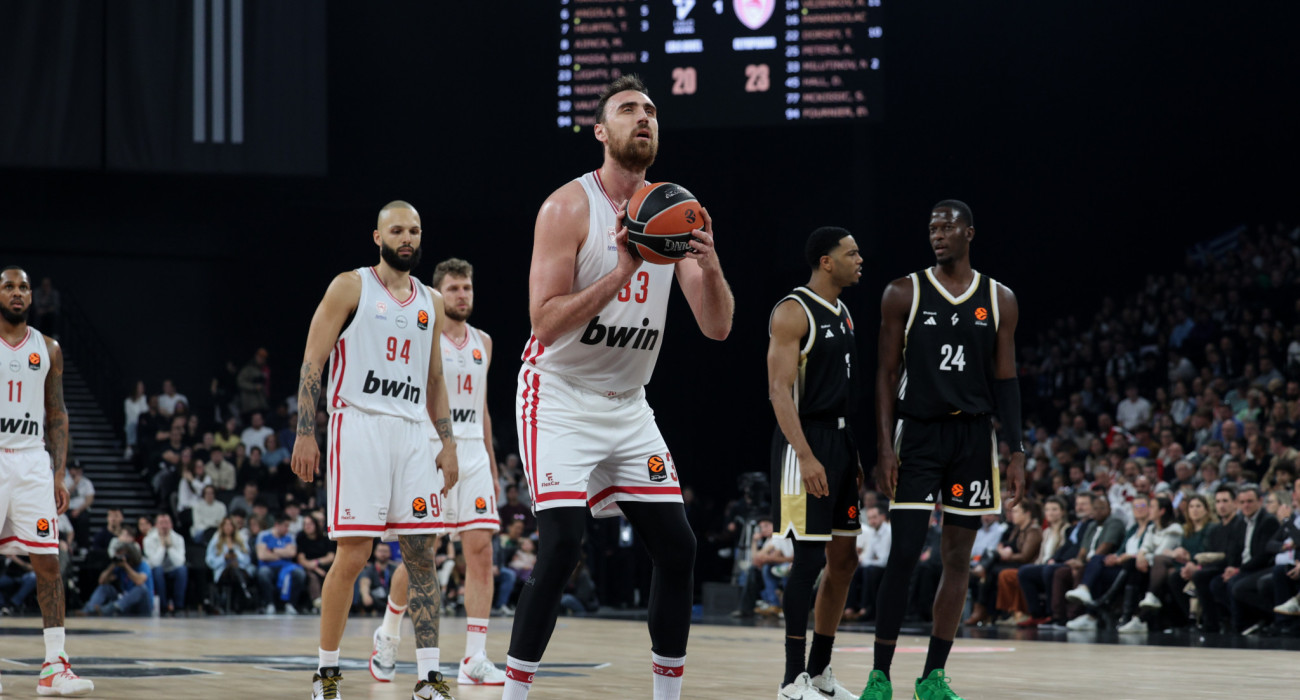 Στιγμιότυπο από το παιχνίδι του Ολυμπιακού με τη Βιλερμπάν, Πηγή: Eurokinissi