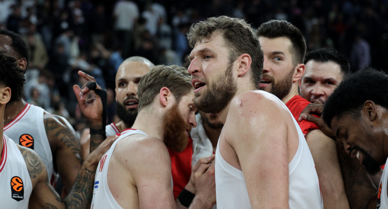 «EuroLeague by Night»: Το... τρίτο ημίχρονο της νίκης του Ολυμπιακού επί της Βιλερμπάν (video) / Eurokinissi