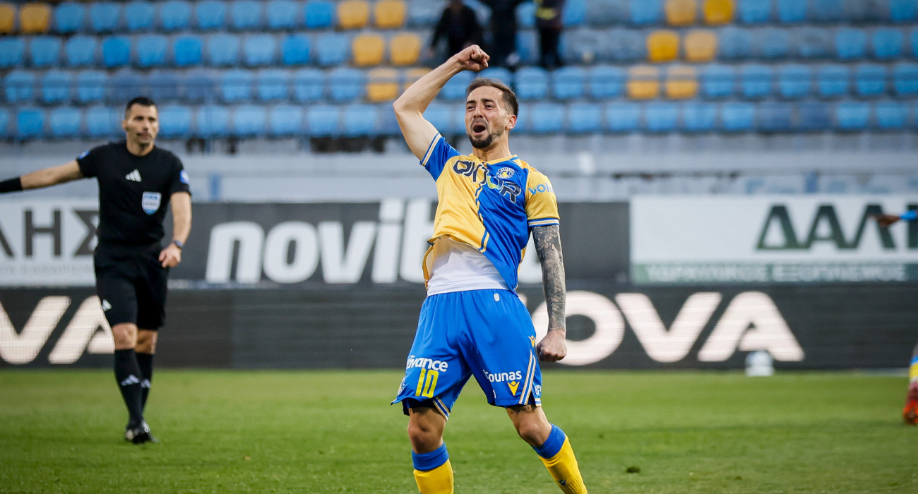 Ο Έντερ με τη φανέλα του Αστέρα ΑΚΤΟR/ Eurokinissi