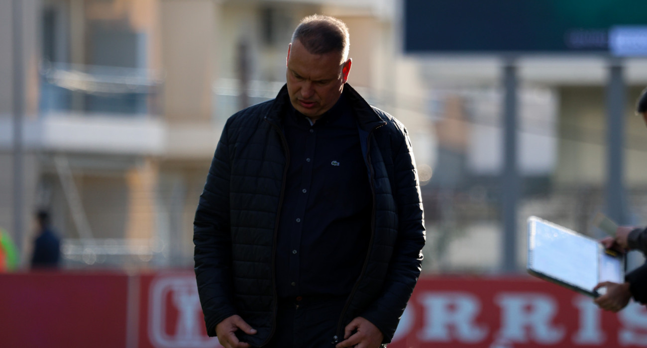 Ο Μιχάλης Γρηγορίου στο ματς με τον Λεβαδειακό/Πηγή: Eurokinissi