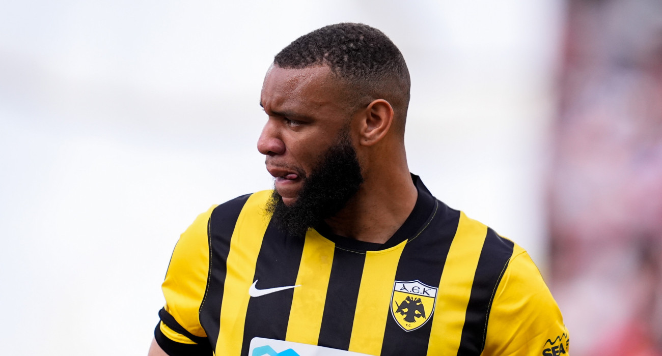 Ο Αρόλντ Μουκουντί στο Ράγιο Βαγιεκάνο-ΑΕΚ / Πηγή: Eurokinissi