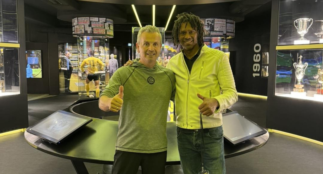 Ο Κλόπας και ο Μπατίστα/ Πηγή: Μουσείο Ιστορίας της ΑΕΚ