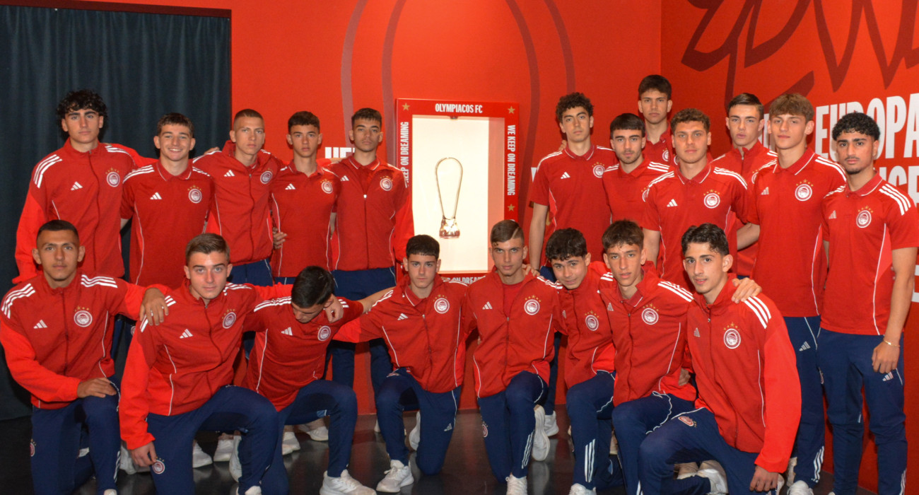 Η Ακαδημία του Ολυμπιακού επισκέφθηκε το Μουσείο της ομάδας / Πηγή X / Olympiacos FC