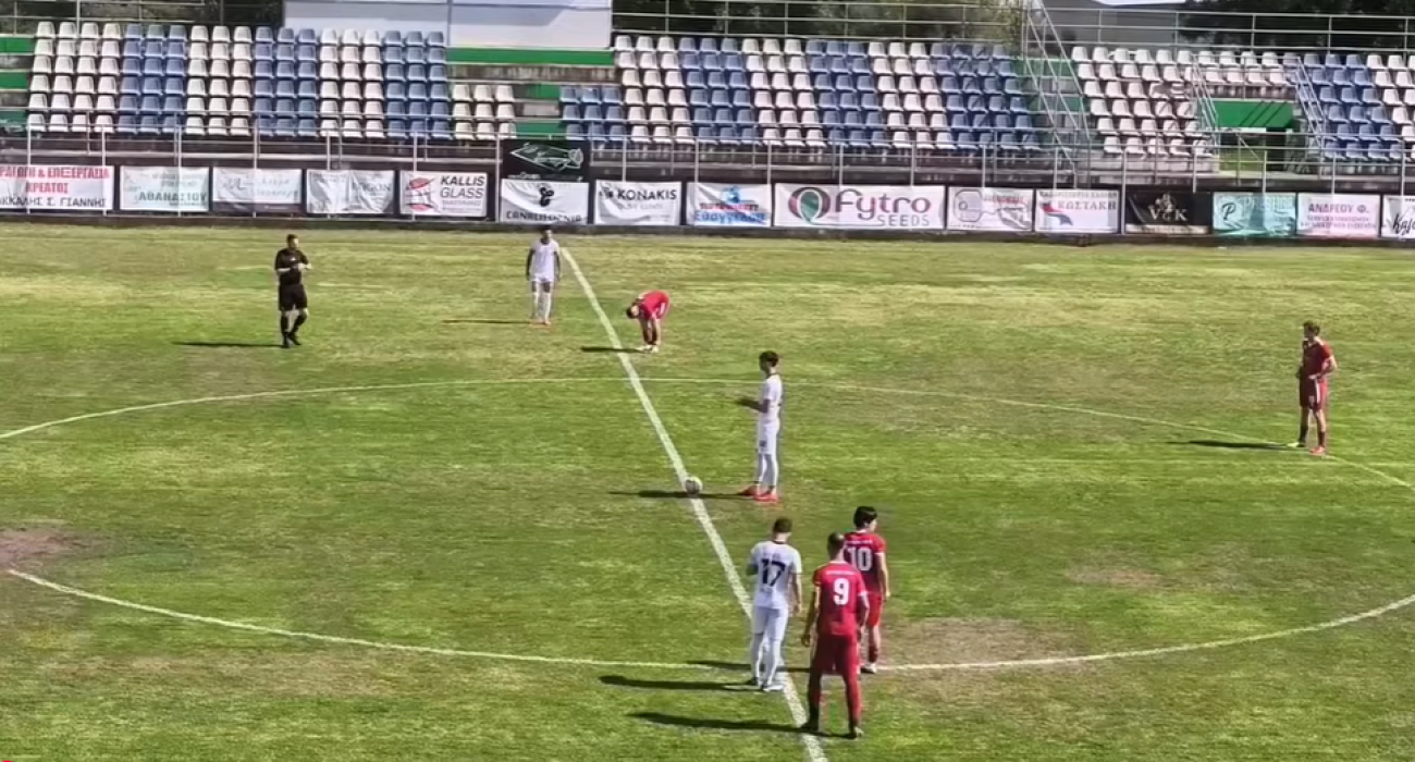 Πολλά γκολ και πλούσιο θέαμα στην αναμέτρηση Πρόοδος Ρωγών - Αναγέννηση Άρτας / Screenshot