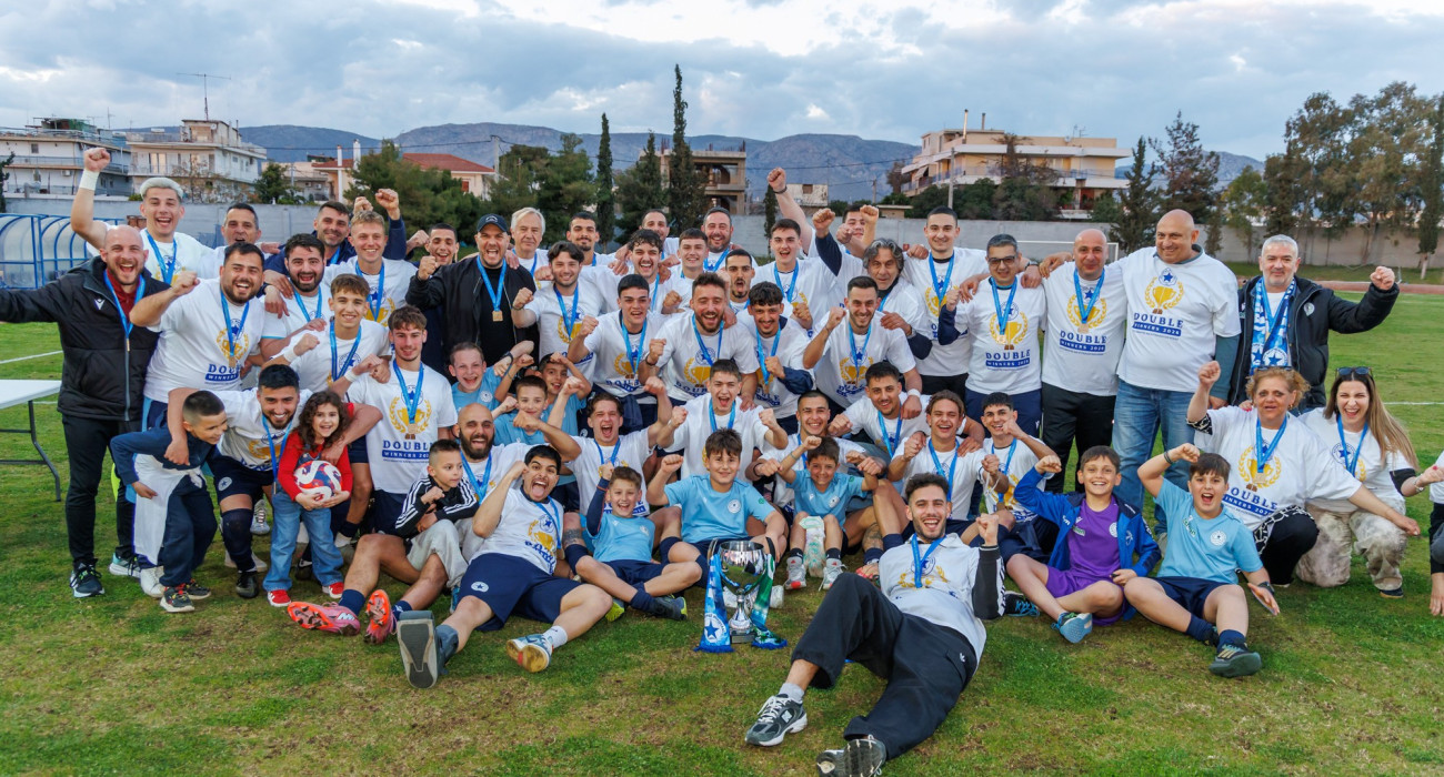 Ο Αστέρας Μαγούλας κατέκτησε πρωτάθλημα και κύπελλο μόνο με νίκες / Πηγή: Facebook Αστέρας Μαγούλας - Asteras Magoulas