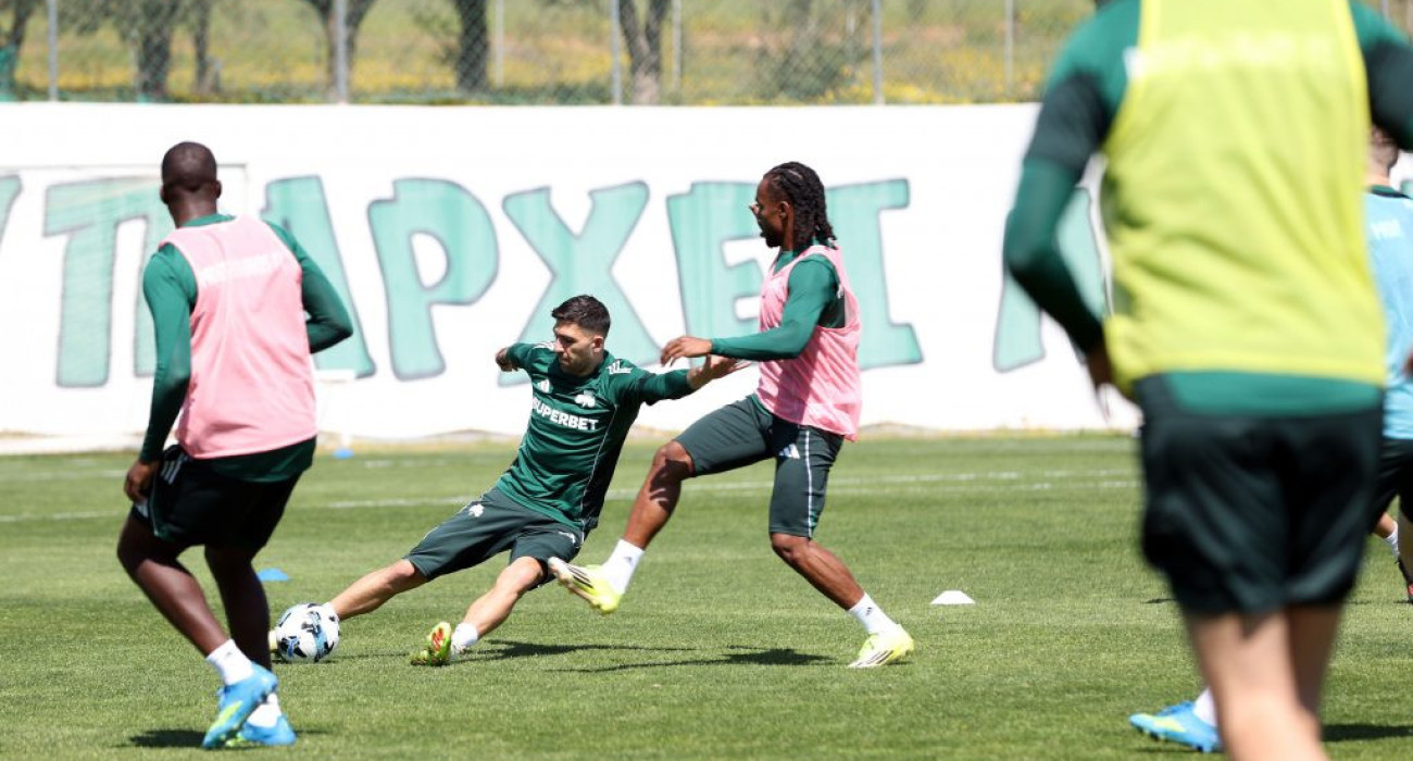 Στιγμιότυπο από την προπόνηση του Παναθηναϊκού / Πηγή: pao.gr