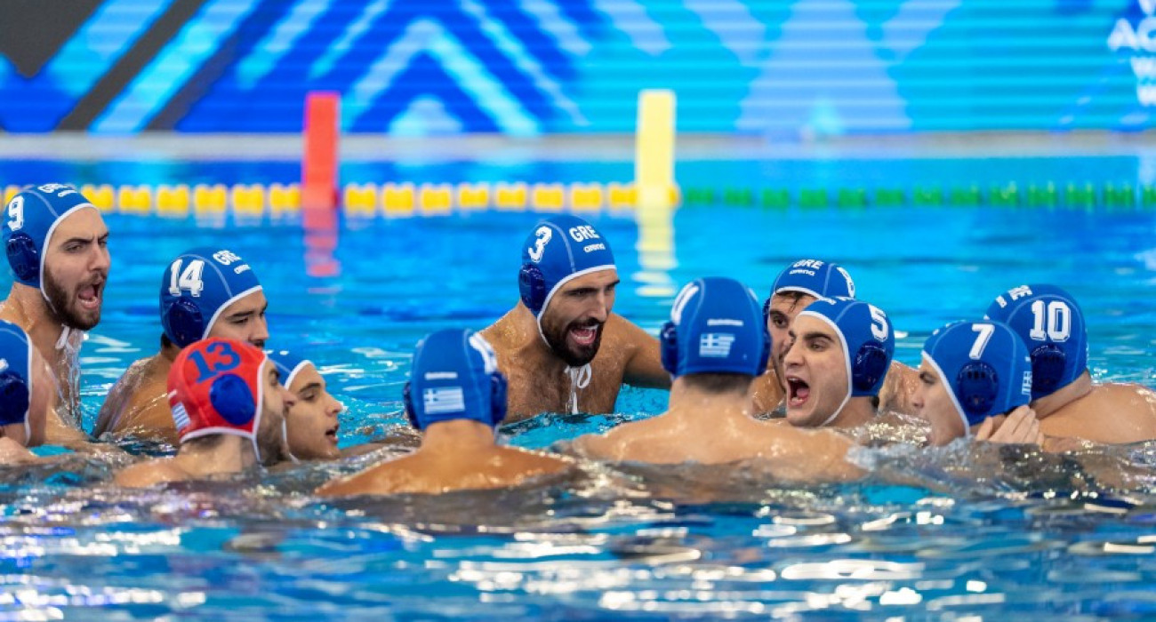 Η Εθνική ομάδα πόλο ανδρών / Πηγή: ΚΟΕ / Αναστασία Καρεκλά