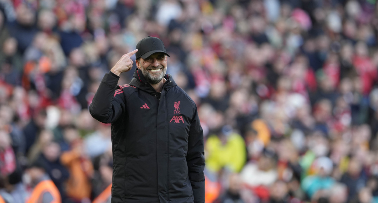 Ο Γιούργκεν Κλοπ το απόγευμα της 28ης Μαρτίου θυμήθηκε τα... παλιά στο Λίβερπουλ / Πηγή: Peter Byrne/PA Images via Getty Images