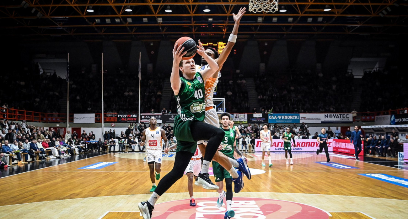 Ο Μάριους Γκριγκόνις επέστρεψε και στο πρωτάθλημα με τον Παναθηναϊκό / Πηγή: Eurokinissi