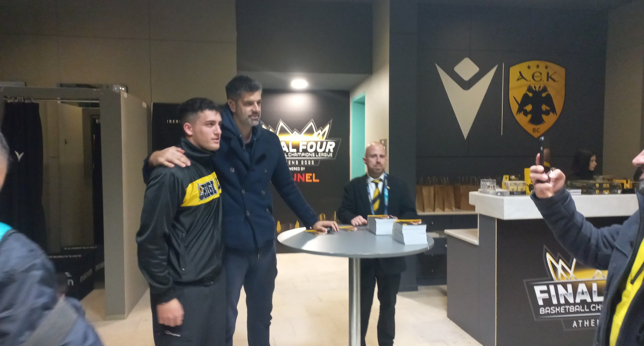 Χαμός με Ντούσαν Σάκοτα στην μπουτίκ της ΑΕΚ στη Sunel Arena