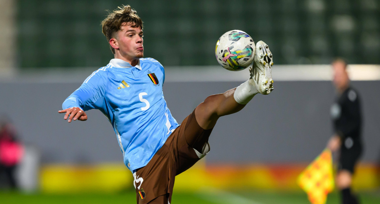 Ο Ματέο Νταμς με την εθνική Βελγίου U21 / Πηγή: Imago