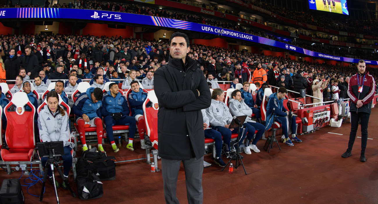 O Μικέλ Αρτέτα σε αγώνα της Άρσεναλ στο Emirates / Πηγή: Imago