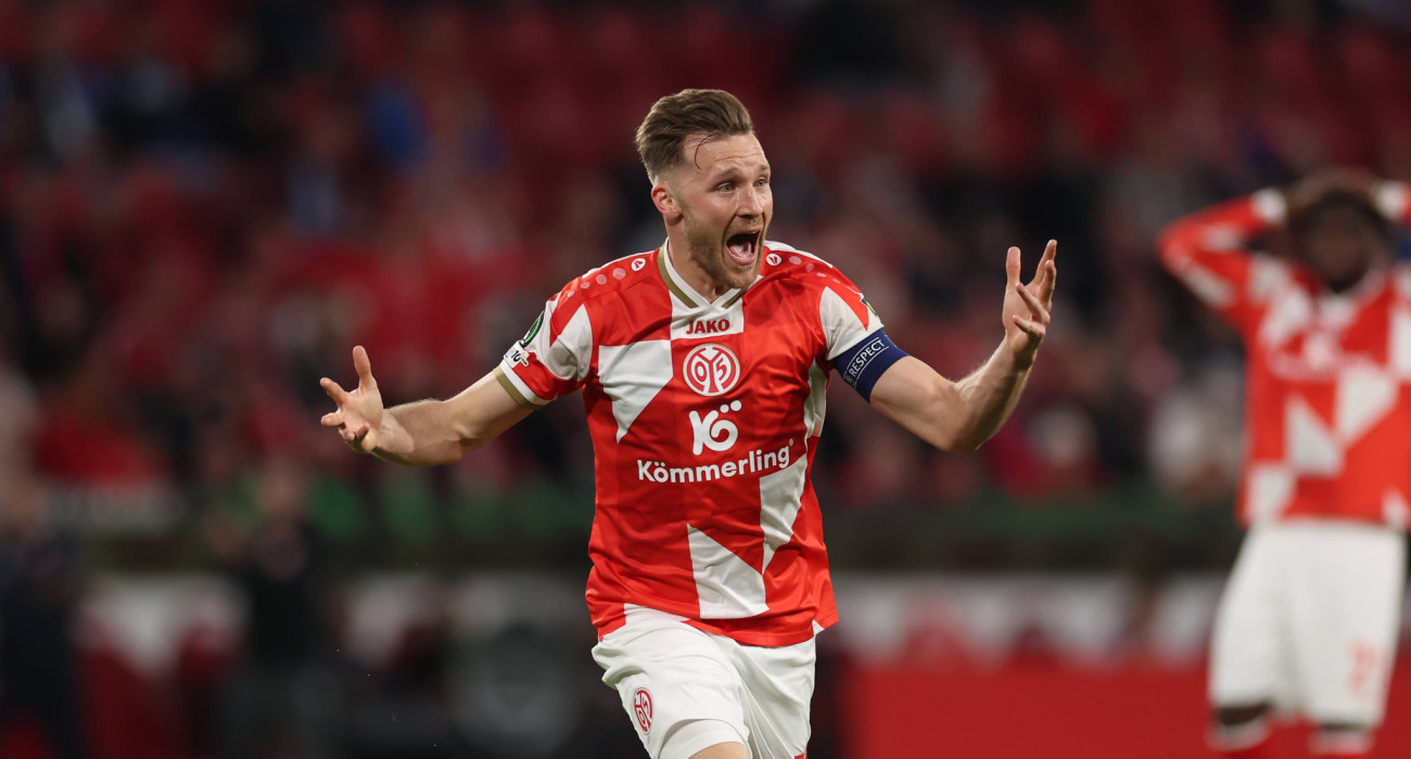 O Βίντμερ της Μάιντζ πανηγυρίζει / Πηγή: Imago