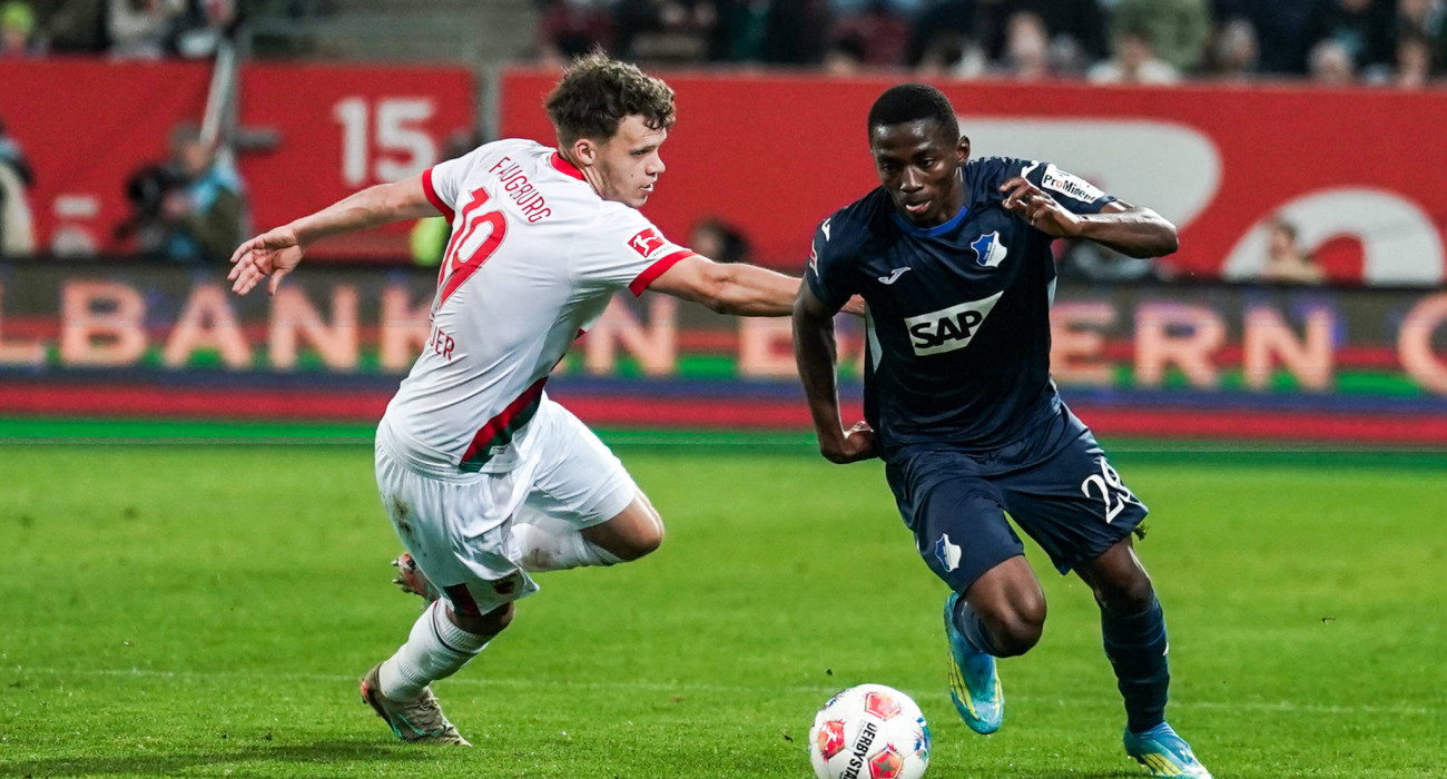 Στιγμιότυπο από την αναμέτρηση της Άουσμπουργκ με τη Χόφενχαϊμ / Πηγή: Imago