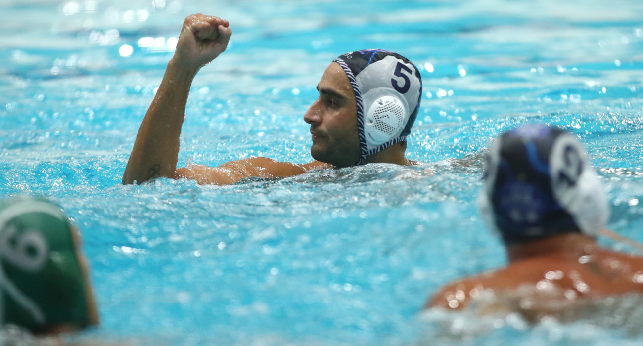 Ο Μάριος Καπότσης πανηγυρίζει στον αγώνα του Απόλλωνα Σμύρνης με τον Παναθηναϊκό / Πηγή: Intime