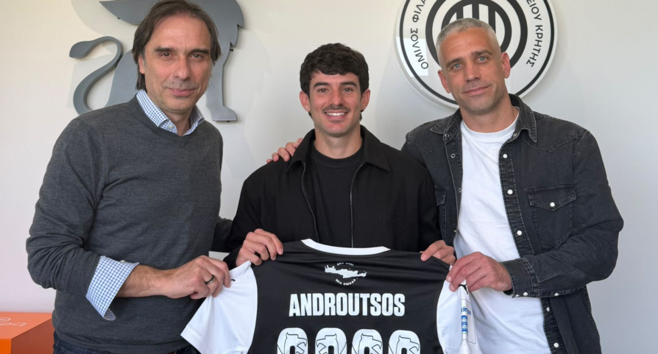 Κάτοικος Κρήτης ως το 2029 ο Ανδρούτσος / Πηγή: oficretefc.com