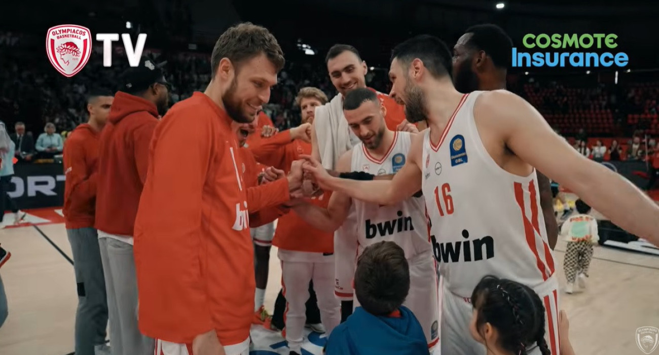 Η έκπληξη του Έβανς στους συμπαίκτες του και τα «ερυθρόλευκα» χαμόγελα στο ΣΕΦ (video)