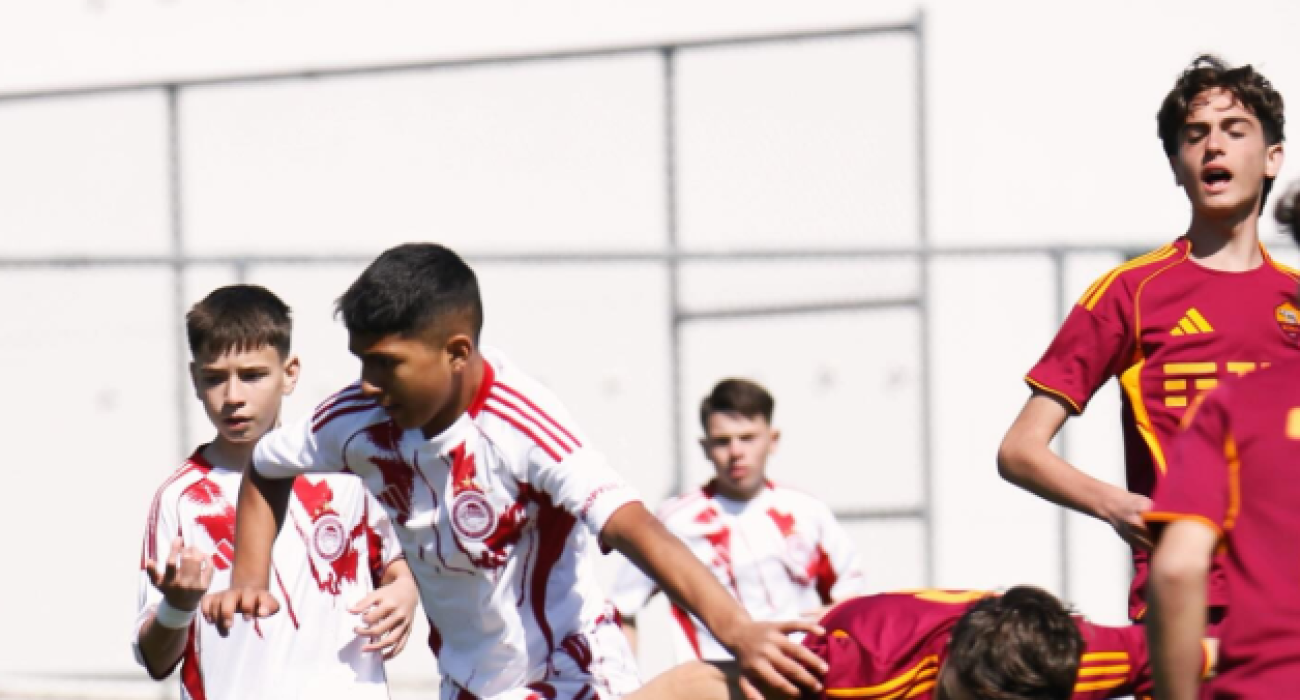 Οι παίκτες της Κ14 του Ολυμπιακού / Πηγή: Instagram: olyfcacademy