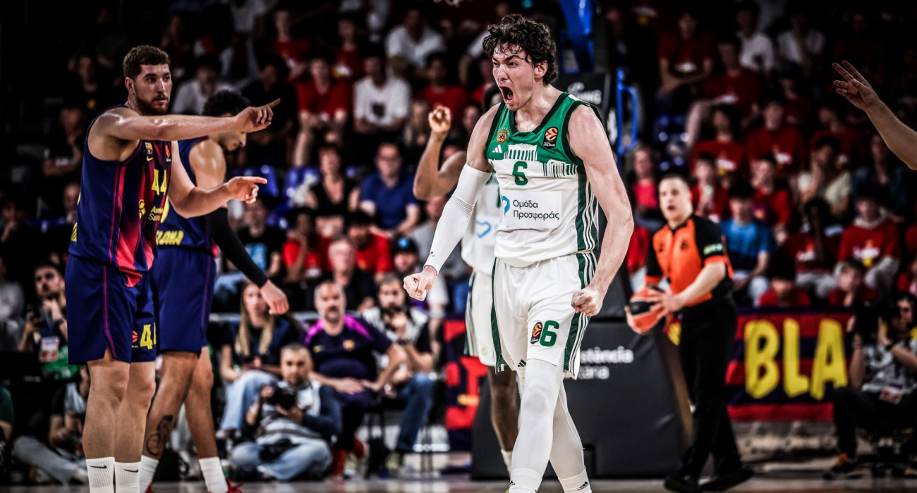 Ο Τζέντι Οσμάν ήταν ο MVP του Παναθηναϊκού στη Βαρκελώνη / Πηγή: Eurokinissi