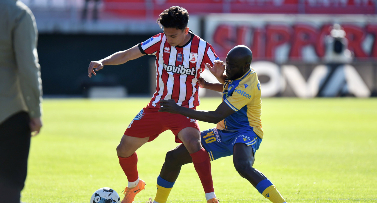 Στιγμιότυπο από την αναμέτρηση του Πανσερραϊκού με τον Αστέρα AKTOR / Πηγή: Intime