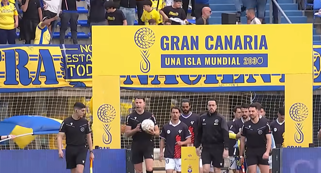 Στιγμιότυπο από αγώνα της Λας Πάλμας