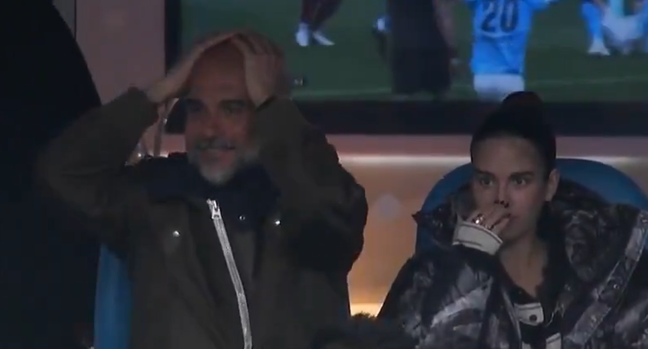 Φανερά απογοητευμένος ο Πεπ Γκουαρδιόλα / Screenshot