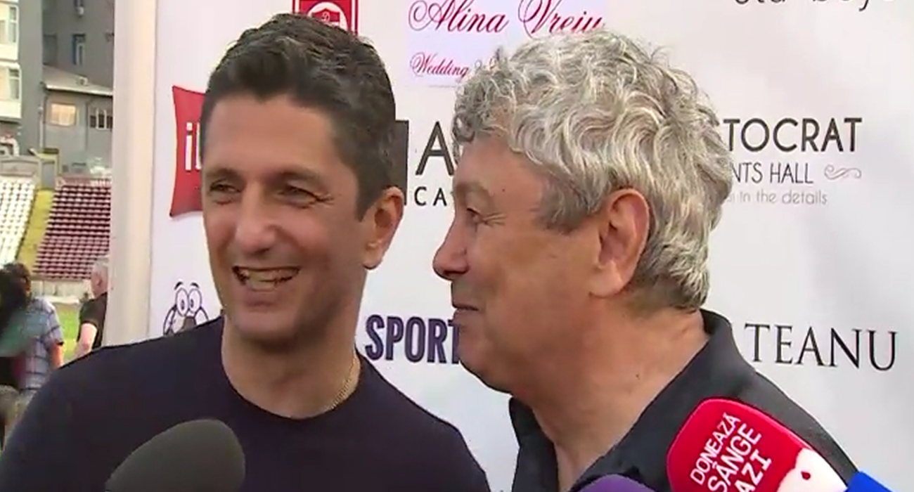 Ο Μιρτσέα Λουτσέσκου μαζί με τον γιο του Ραζβάν / Screenshot