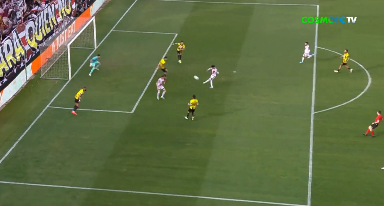 Το γκολ της Βαγιεκάνο με τον Ακομάς / Screenshot