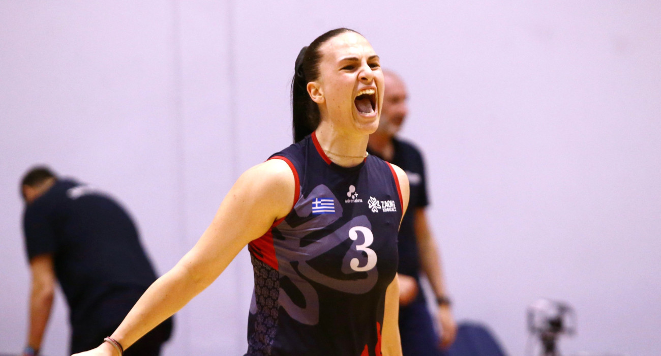 Η Ελπίδα Τικμανίδου στον ημιτελικό του ΖΑΟΝ με την ΑΕΚ / Πηγή: Intime